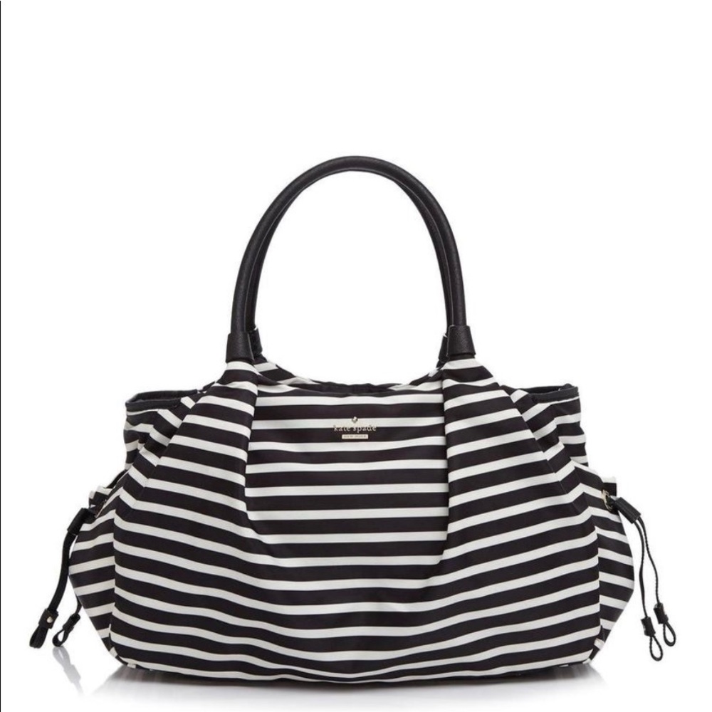 Kate Spade Striped Stevie Diaper Bag
